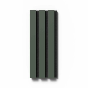 Akustikpaneel Muster Linoleum Pewter, Filz schwarz, 29,5x15cm. Wandpaneel zur Schallverbesserung.