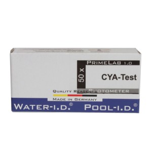 WATER-I.D. PoolLab Testtabletten für Cyanursäure (CYA), 50 Stück, zur Wasseranalyse.