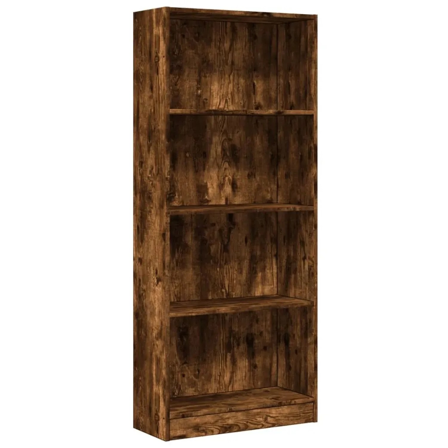 vidaXL Bücherregal Räuchereiche 60x24x143 cm Holzwerkstoff 857816 günstig online kaufen