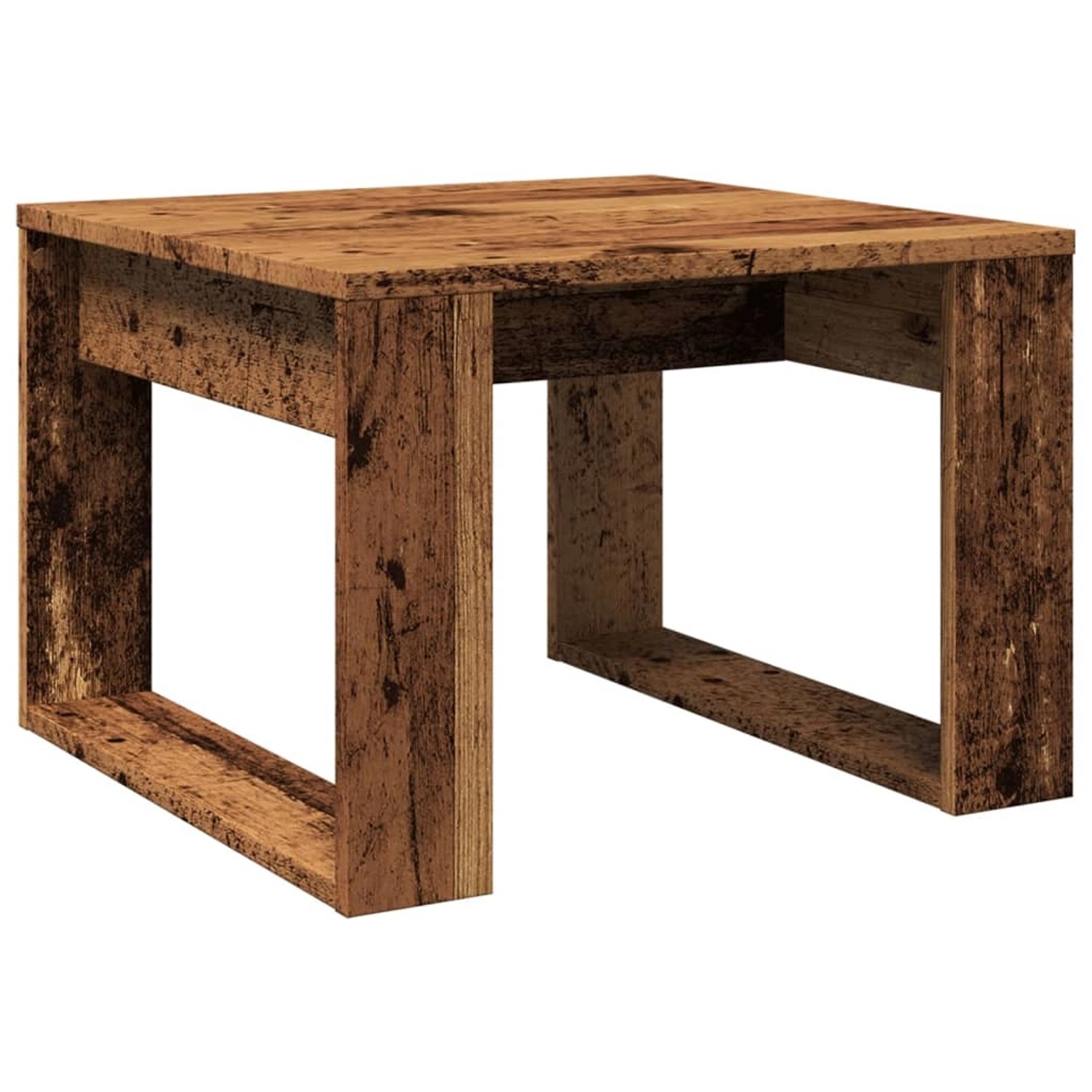 vidaXL Beistelltisch Altholz-Optik 50x50x35 cm Holzwerkstoff 856688 günstig online kaufen