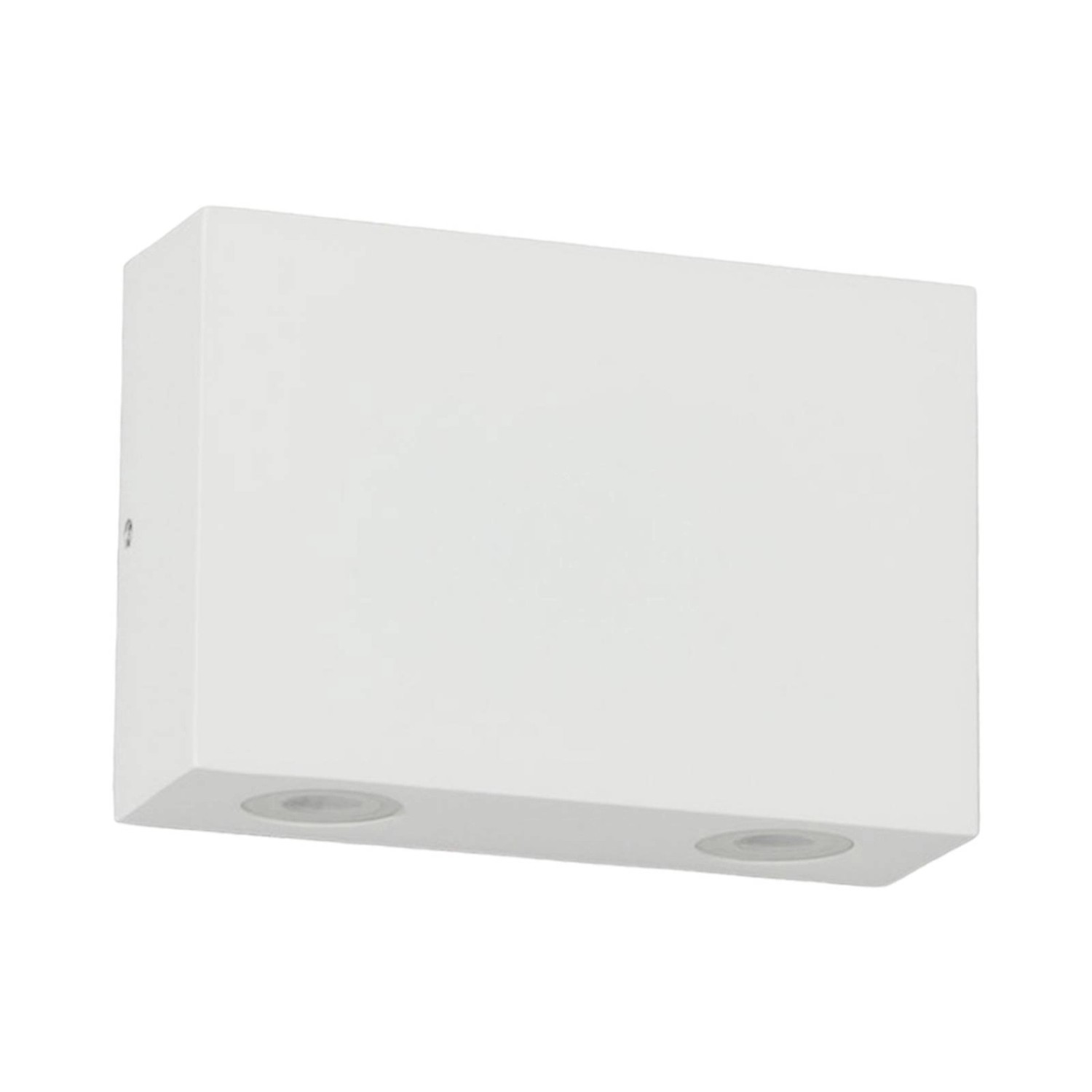 Lucande LED Wandleuchte Außen Henor 9616075 Spritzwassergeschützt Modern in Weiß aus Aluminium 4-flammig