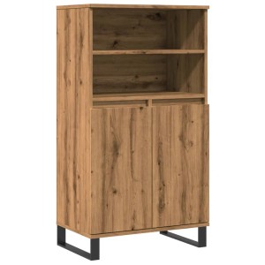 vidaXL Highboard Artisan-Eiche 60x36x110 cm Holzwerkstoff 857461