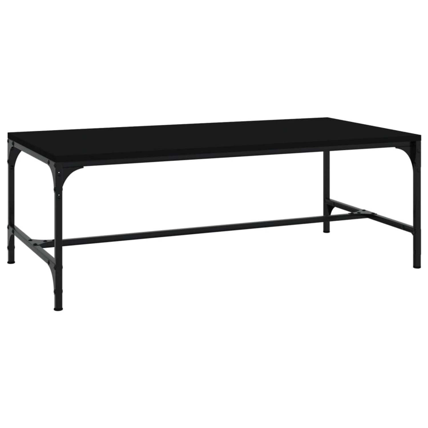 Vidaxl Couchtisch Schwarz 80x50x35 Cm Holzwerkstoff günstig online kaufen