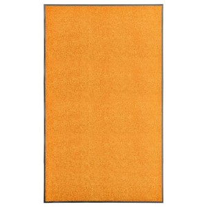 vidaXL Fußmatte Waschbar Orange 90x150 cm 323455