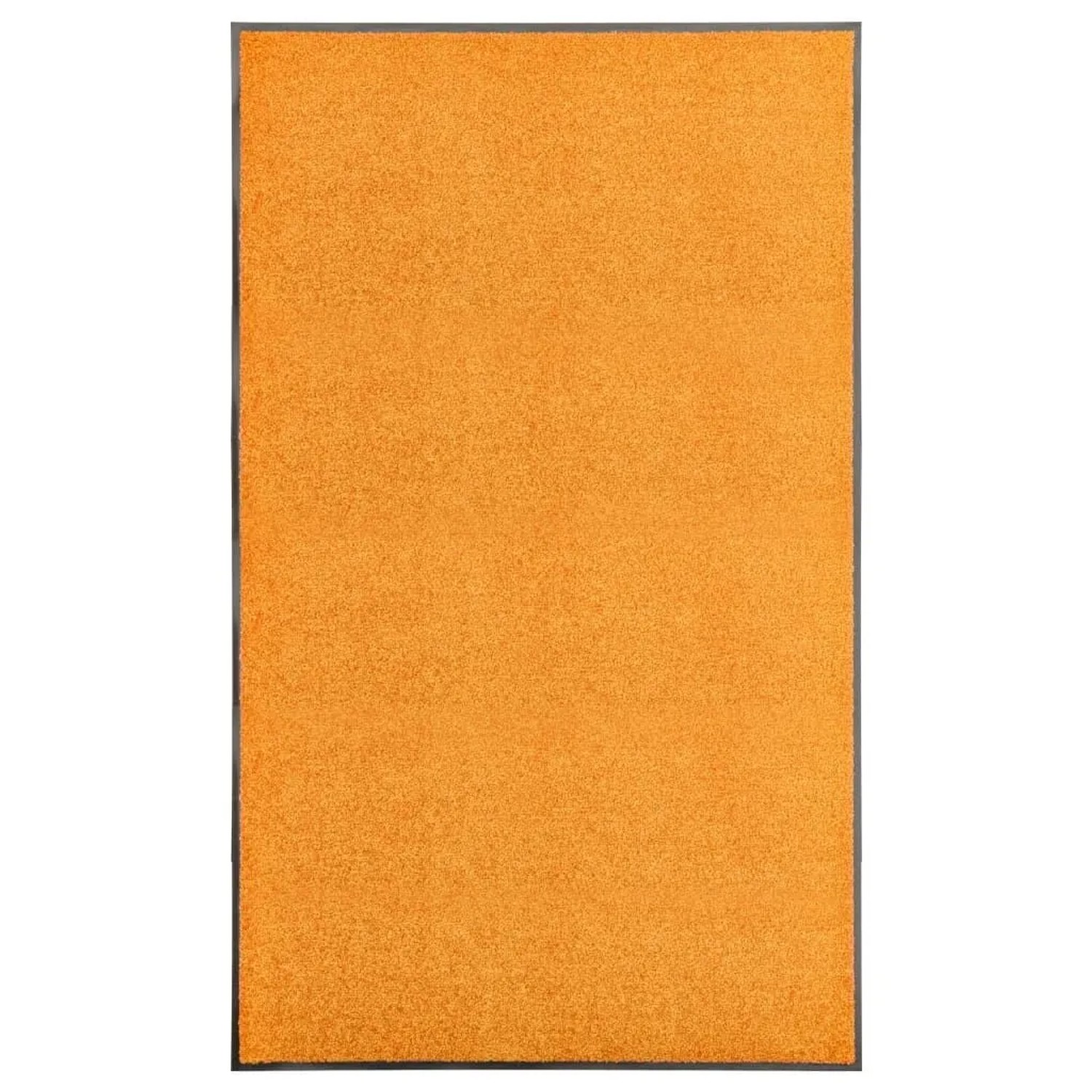 vidaXL Fußmatte Waschbar Orange 90x150 cm 323455