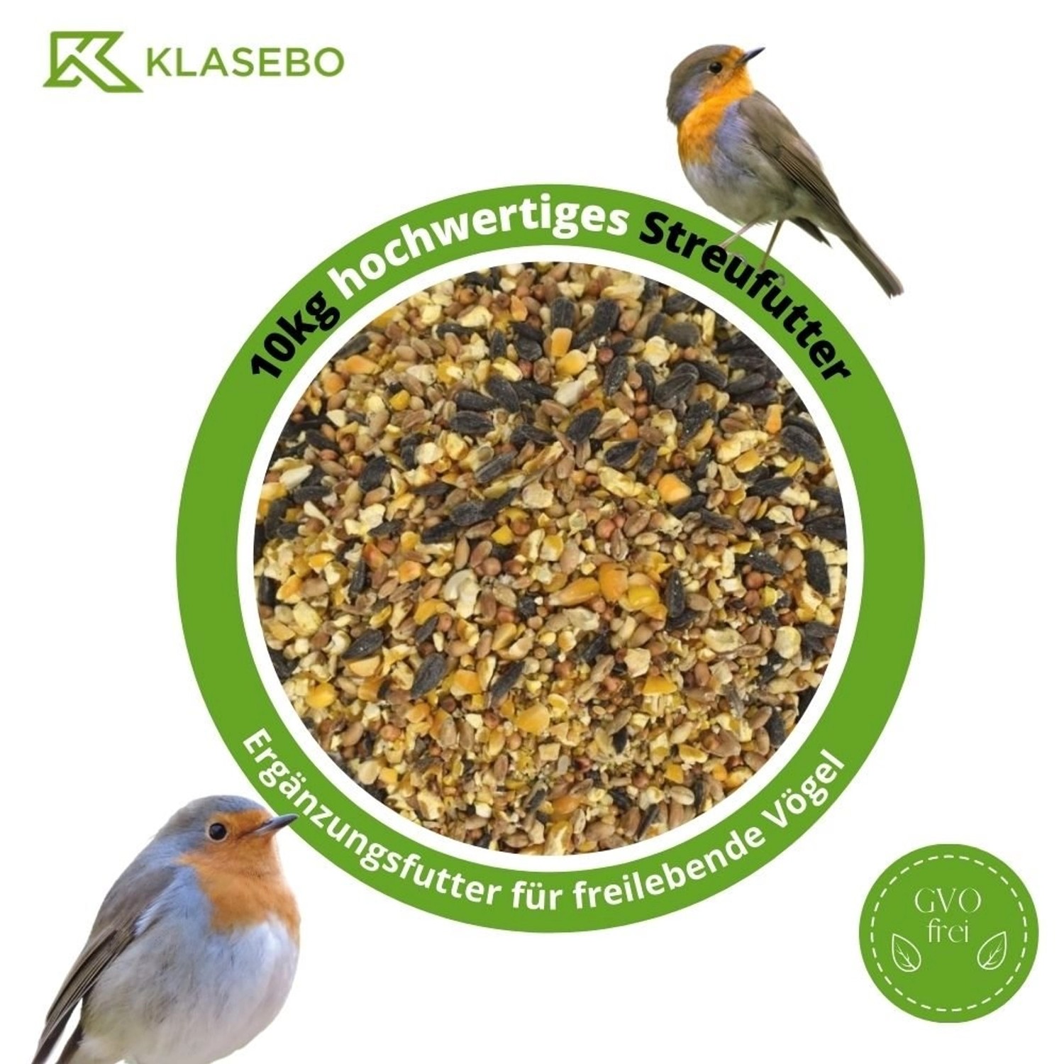 Klasebo Streufutter 10 Kg  Vogelfutter