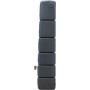 4rain Wandtank Slim Wood Decor 330 l in Graphite Grey mit Auslaufhahn.