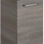 Pelipal Bad-Hängeschrank Trentino, Graphit Struktur, 30 cm breit, mit Schublade und Tür.
