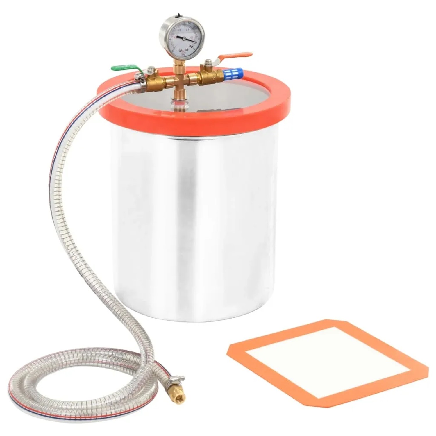 vidaXL Vakuumkammer Edelstahl 11,42 L 143866