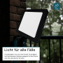 LUXULA LED Aufbauleuchte 24W IP44-Geschützt 2400lm Lichtfarbe Einstellbar CCT Deckenleuchte Eckig 299x34mm Badezimmerlampe Schwarz_4