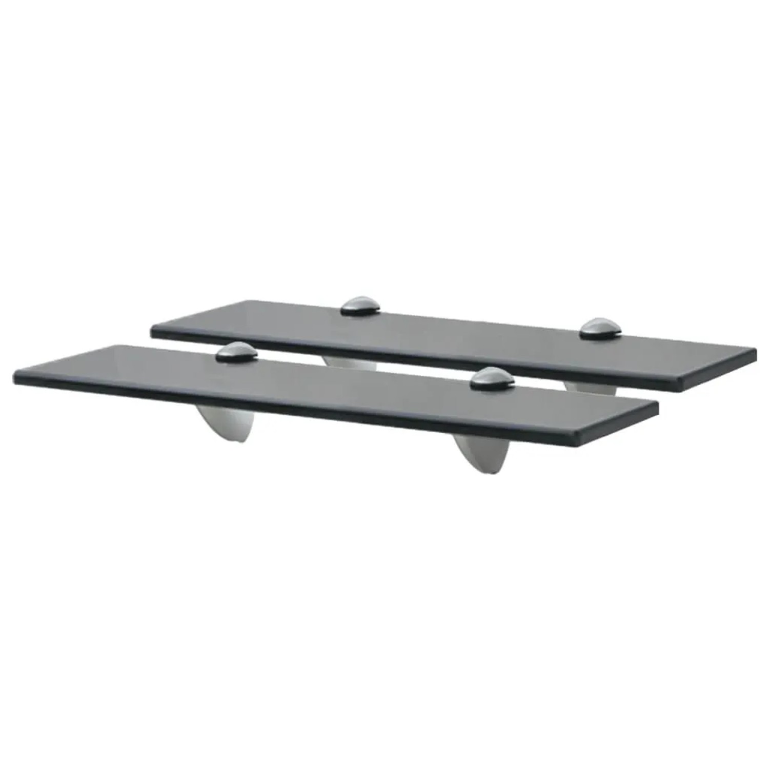 vidaXL Schweberegale 2 Stk Glas 40x20 cm 8 mm 3051527
