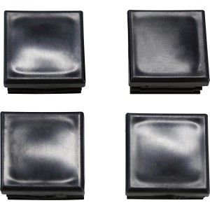 Fußkappen für Vermont Ess- und Gartentisch, 4er-Set, aus Kunststoff.