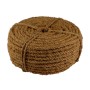 Baumbindeband aus Kokosfaser, 50m, 10mm stark, 3-fach gewickelt. Gartenseil für Rankhilfe und Befestigung.