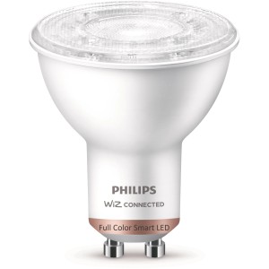 Philips Smart LED GU10 Reflektor, 50W, Tunable White & Color, smarte Lampe für stimmungsvolles Licht.
