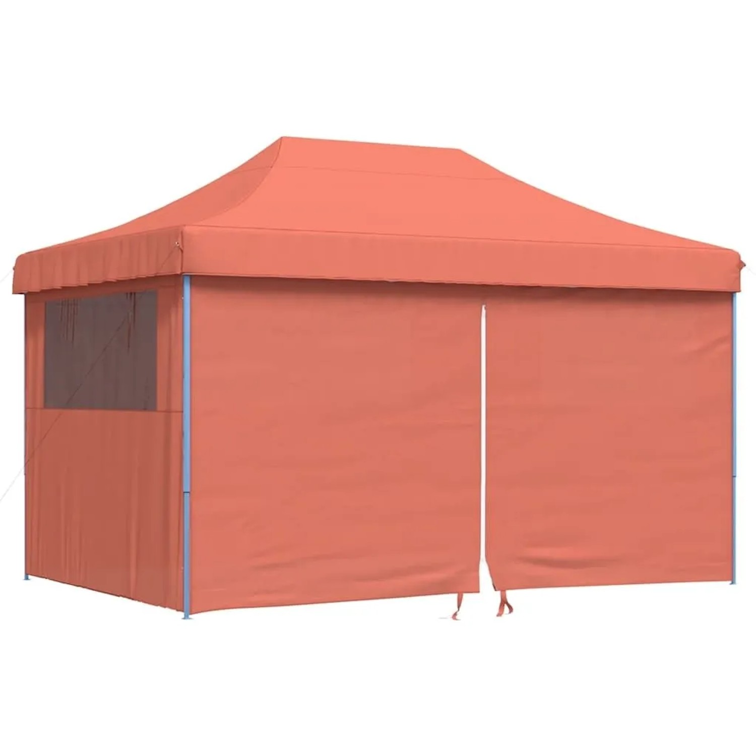 vidaXL Partyzelt Faltbar Pop-Up mit 4 Seitenteilen Terrakottarot 4004981