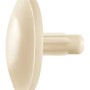 Beige Spax Zierkappe für Spax Schrauben mit Kopfloch, Detailansicht.
