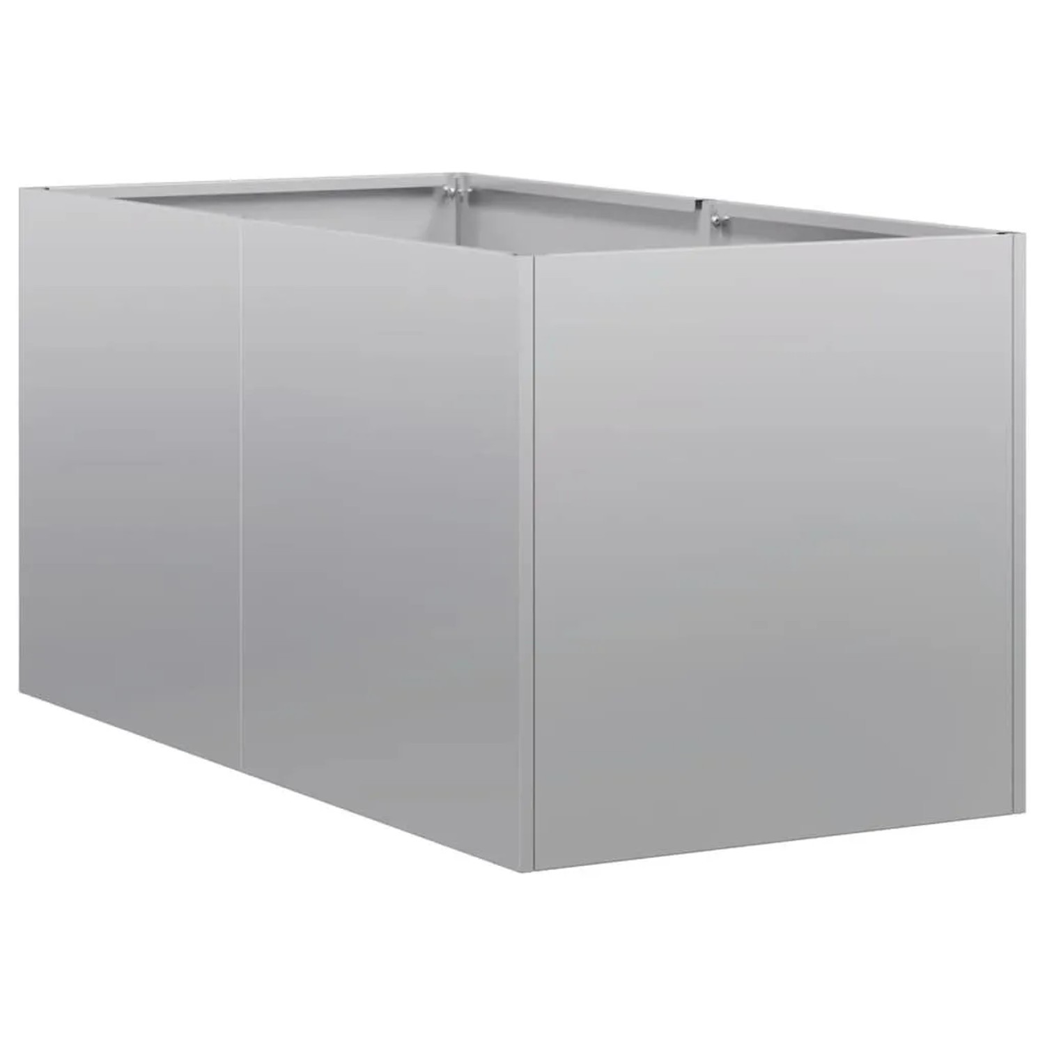 vidaXL Pflanzgefäß 40x80x40 cm Stahl verzinkt 860736