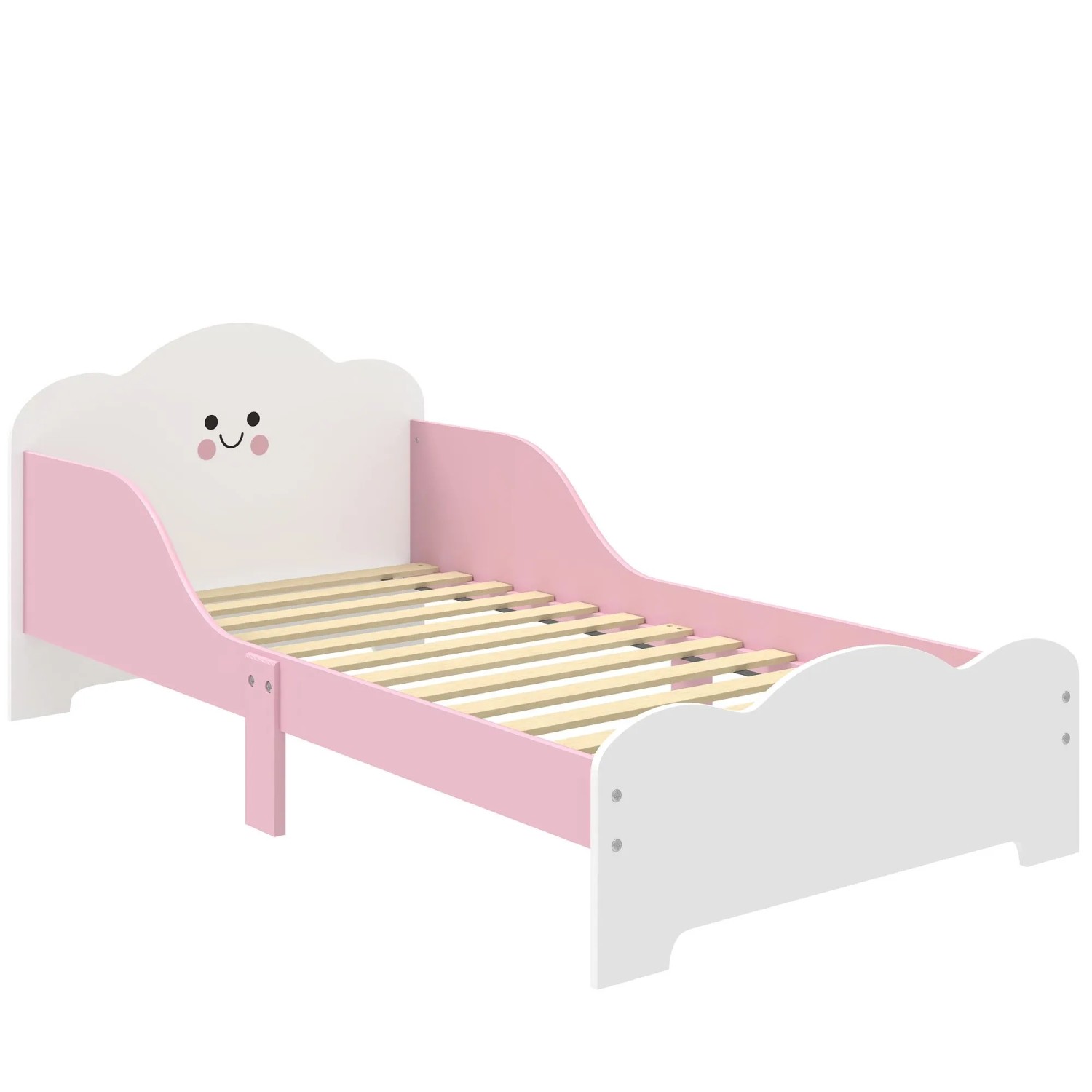 AIYAPLAY Kids Bed MDF 143L x 77B x 60H cm Rosa