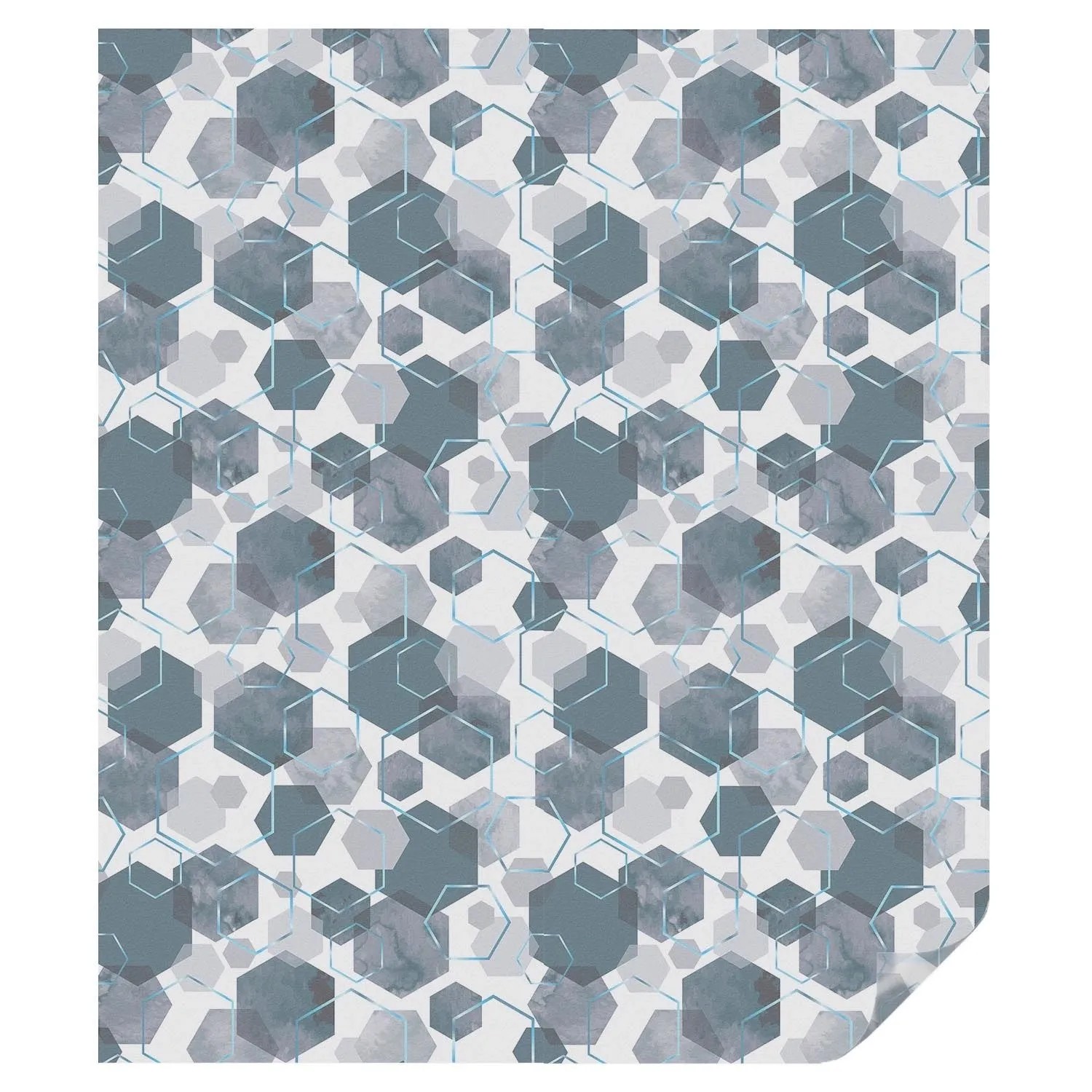 Tulup Buntglasfolie Geometrische Sechsecke Fensterfolie Buntglas Optik 100x günstig online kaufen