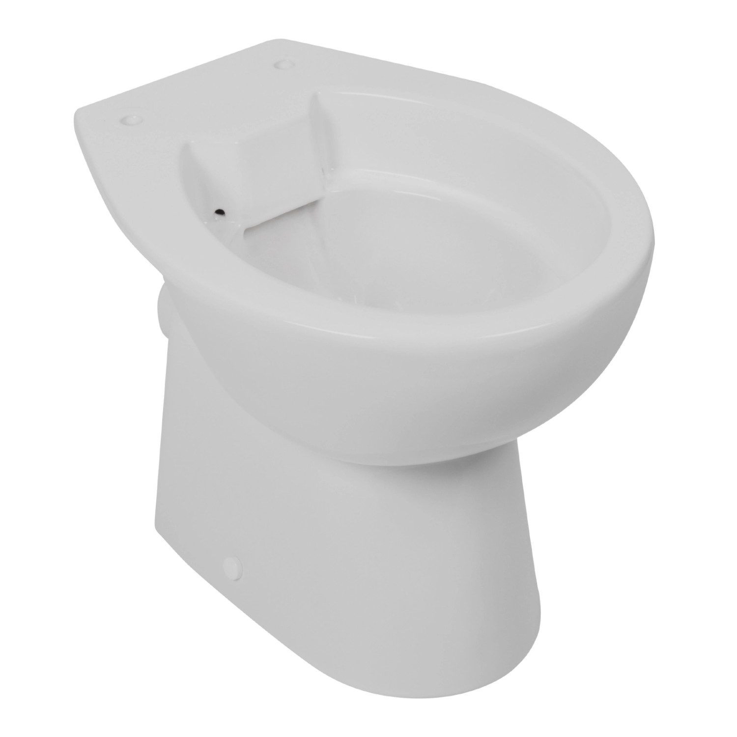 Calmwaters Stand-WC Spülrandlos Abgang Waagerecht Tiefspüler Manhattan-Grau günstig online kaufen