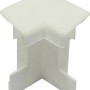 Weiße Innenecke für Teppicheinklebeleiste 50, Zubehör für Laminat & Parkett.