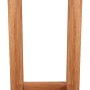 Quadratischer Blumenständer Max 2 aus Eiche (60x30x30cm) von Garden Pleasure, gefertigt aus FSC®-zertifiziertem Holz.
