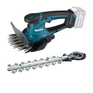 Makita Akku-Gras-/Strauchschere UM600DZX, 12 V max. Solo mit Grasscherblatt und Strauchscherblatt.