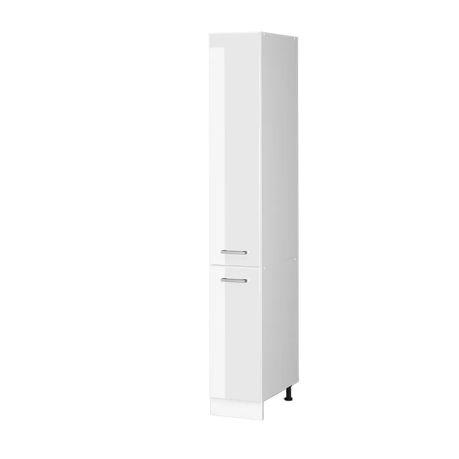 Vicco Apothekerschrank R-Line Medizinschrank für die Küche Weiß Hochglanz Weiß 30 cm