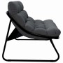 vidaXL Gartenmöbel Schwarz 110 x 81 x 71 cm Pulverbeschichteter Stahl 42008030_6