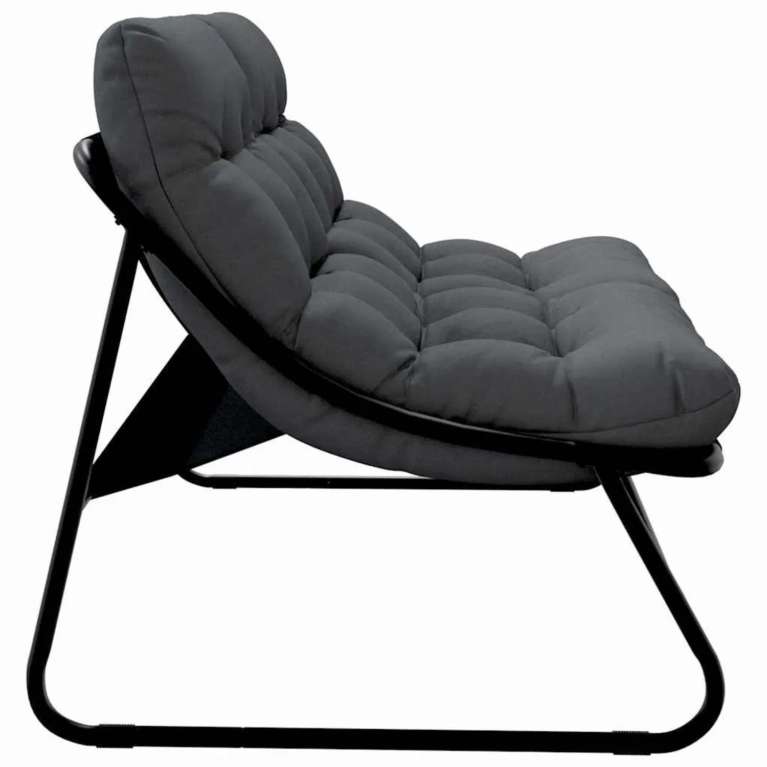 vidaXL Gartenmöbel Schwarz 110 x 81 x 71 cm Pulverbeschichteter Stahl 42008030_6