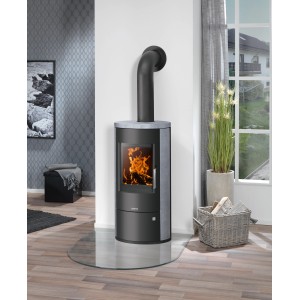 Justus Kaminofen Austin 5 mit Speckstein, schwarz, 5 kW. Kamin für gemütliche Wärme im Wohnraum.