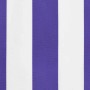 Markisenvolant blau-weiß gestreift, 4m, aus Polyester, UV-beständig.
