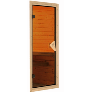 Chillroi Premium Fasssauna Saunaofen Integrierte Steuerung 9kW Inklusive Dachschindeln