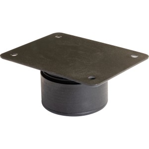 Wagner Möbelfuß Justus Lounge, 4er Set mit QuickClick Anschraubplatte, höhenverstellbar.