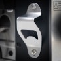 Detailaufnahme: Flaschenöffner am Taino Platinum Yamara Gasgrill aus Edelstahl.