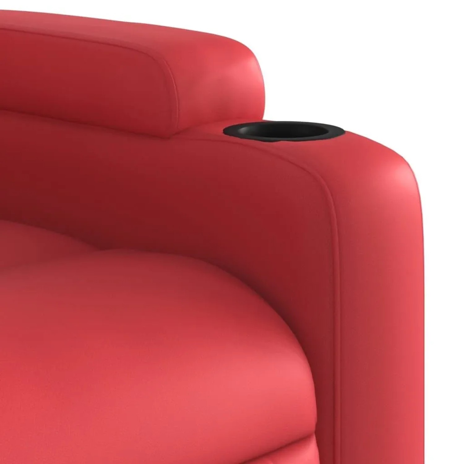 vidaXL Relaxsessel mit Aufstehhilfe Elektrisch Rot Kunstleder 3204449_13