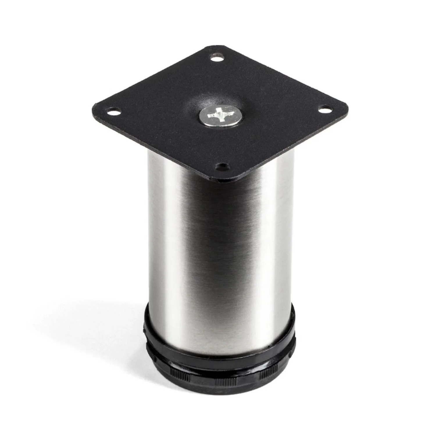 SOTECH Möbelfuß JIM Echt Edelstahl Gebürstet Ø50 mm Höhe 100 mm