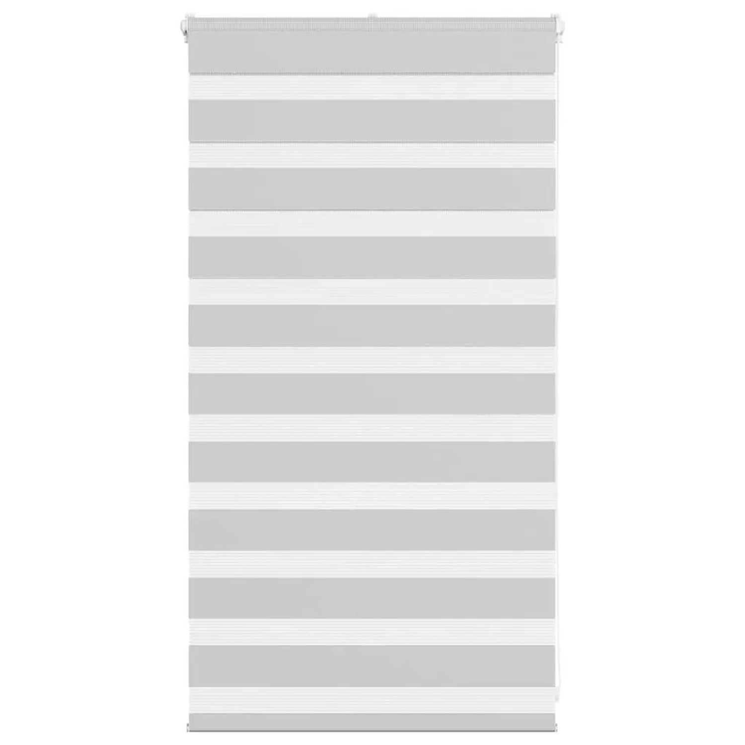 vidaXL Doppelrollo Hellgrau 90x100 cm Stoffbreite 85,9 cm Polyester 4014415 günstig online kaufen