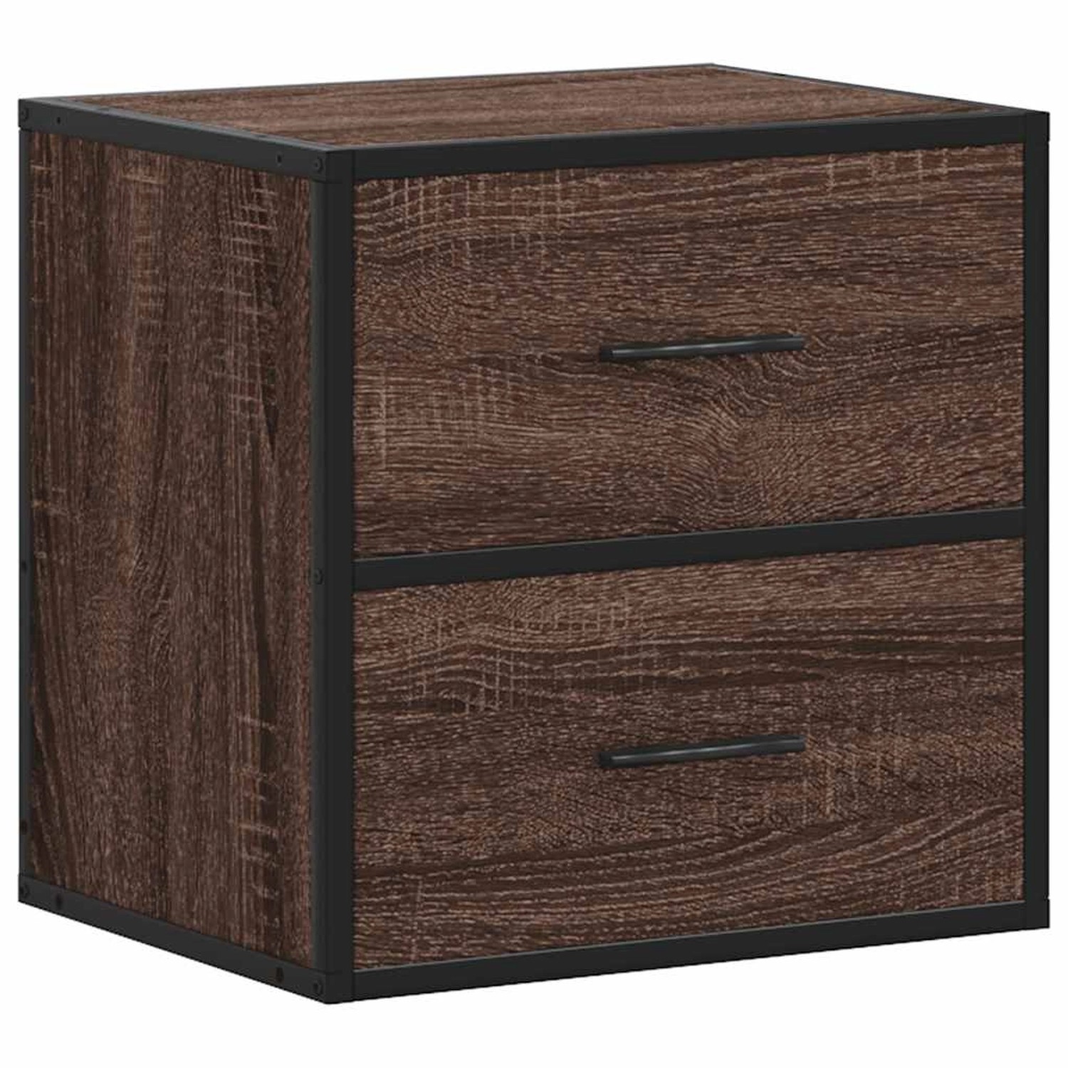 vidaXL Wand-Nachttisch Braun Eichen-Optik 40x31x39,5 cm 848732 günstig online kaufen