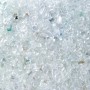 Kristallklarer Glassplitt (4-8 mm) im 10 kg Sack für Zierkies- und Splitt Anwendungen.