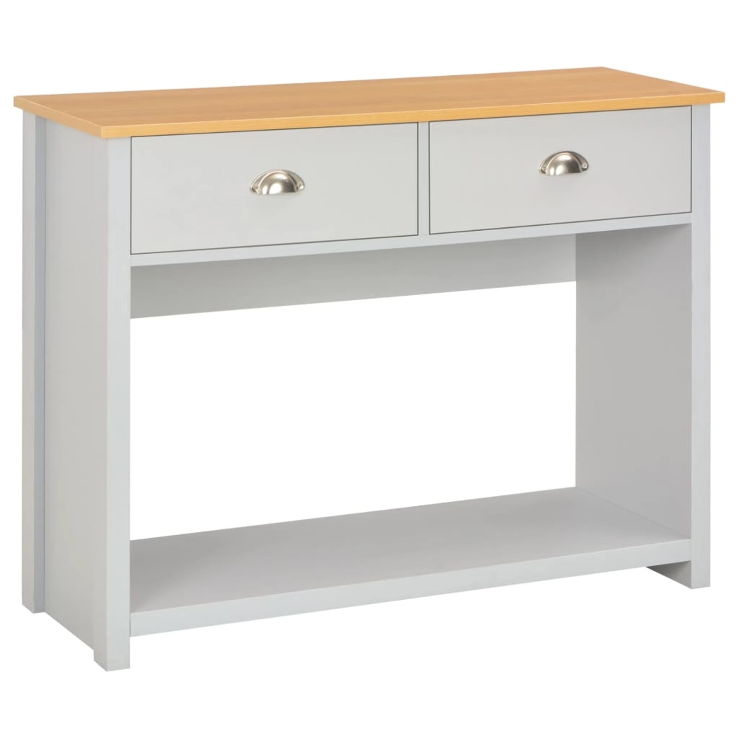 vidaXL Konsolentisch Grau 97x35x76 cm 283741 günstig online kaufen