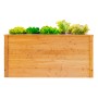 Westmann Hochbeet aus Lärche, 170x90x84 cm, mit Bepflanzung. Naturfarbenes Holz, FSC®-zertifiziert.