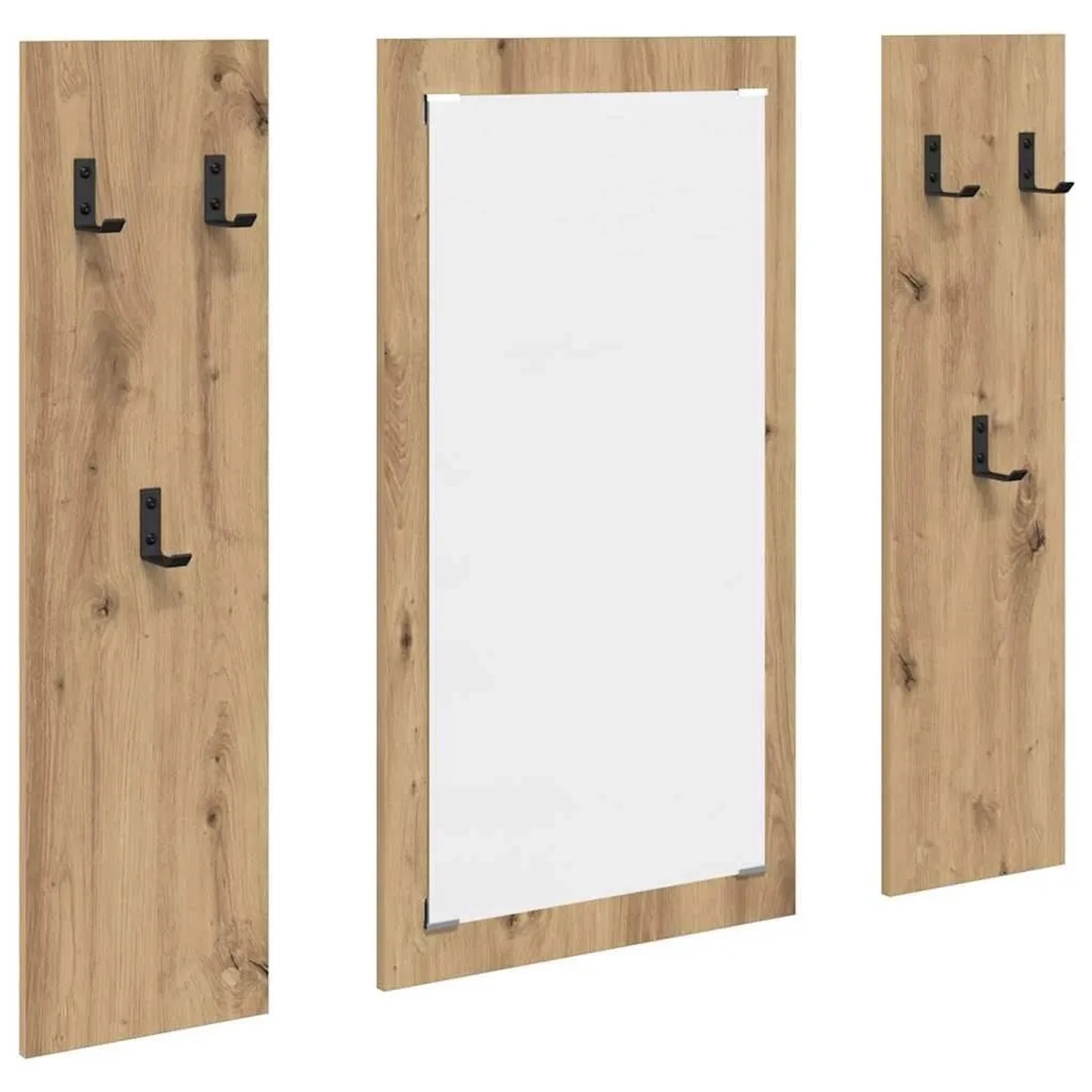 vidaXL Wandmontierter Nachttisch Artisan-Eiche 96 x 1,5 x 90 cm 874538