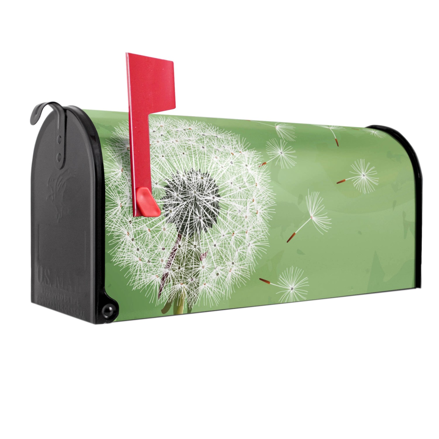 Banjado Amerikanischer Briefkasten Schwarz 48x22x16cm US Mailbox Letterbox günstig online kaufen