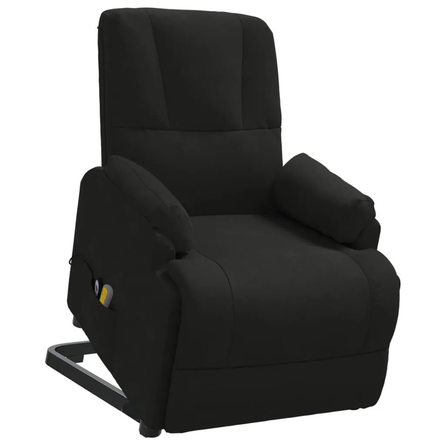 vidaXL Massagesessel mit Aufstehhilfe Schwarz Wildleder-Optik 3093187 günstig online kaufen