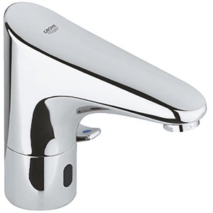 Grohe Europlus E Infrarot-Waschtischarmatur mit Mischer, Chrom-Finish.