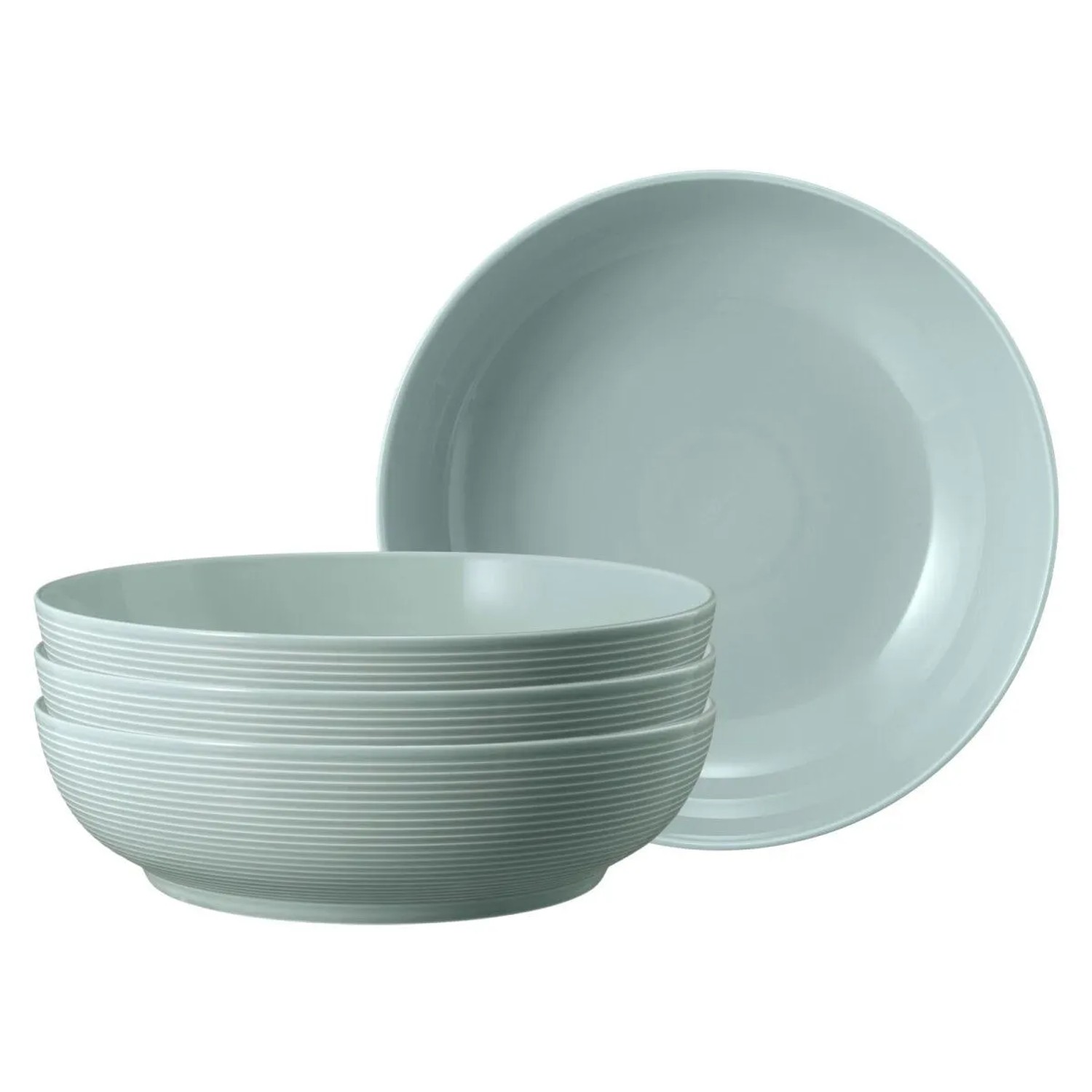 Seltmann Weiden Beat Color Glaze Foodbowl 25,5 cm 4er Set Arktisblau