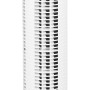 Weißer Emerio Towerventilator, 80 cm hoch, für Büro und Zuhause.