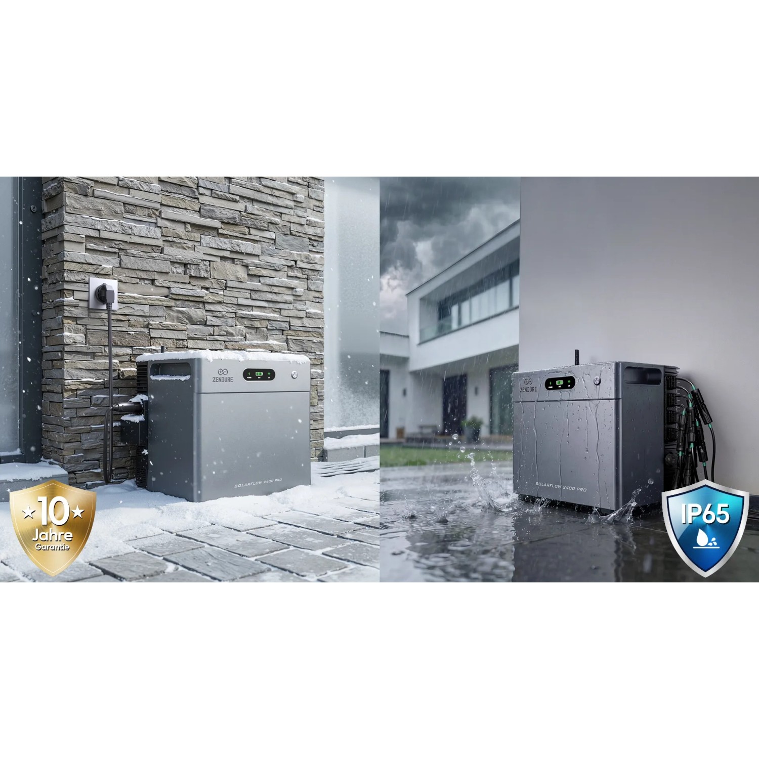 ZENDURE SuperCharged SolarFlow 2400 Pro Balkonkraftwerk Bidirektionaler AC Ausgang Bis 2400W_5