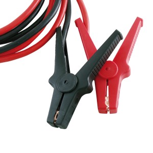 APA Starthilfekabel Alu-Star: Rot-schwarze Kabel mit Klemmen für Pannenhilfe.